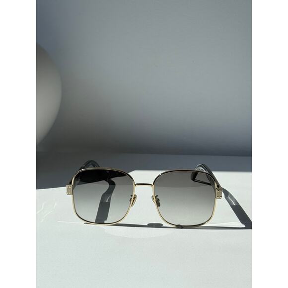NEW Dior Signature S5U Square Sunglasses in Gold Grey - Picture 6 of 7